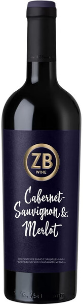 

Вино Zolotaya Balka, "ZB Wine" Cabernet Sauvignon & Merlot, 0,75 л