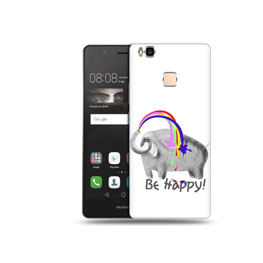 

Чехол MyPads Tocco для Huawei P9 Lite счастливый слон (PT74547.57.632), Прозрачный, Tocco