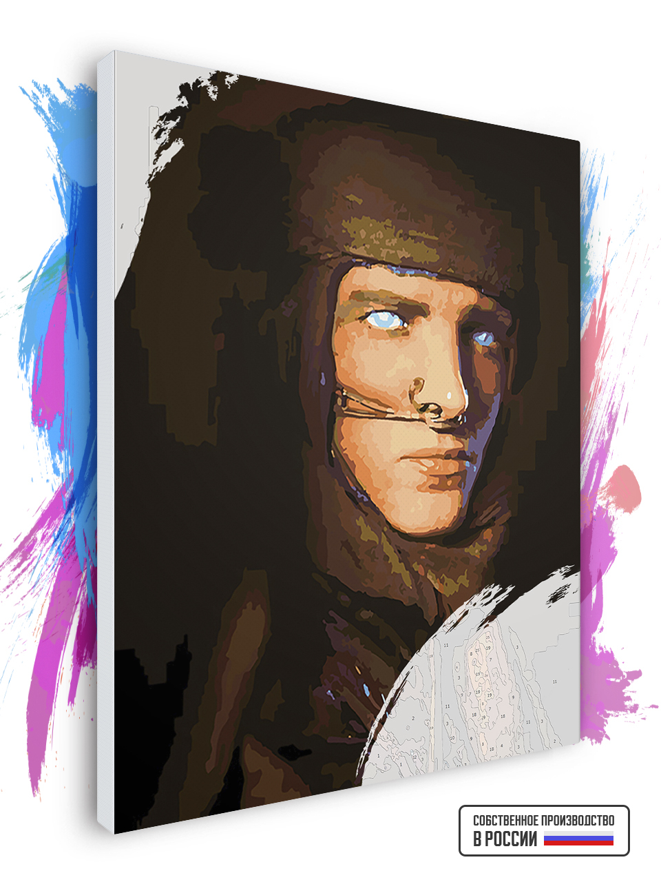 

Картина по номерам Красиво Красим Дюна - Голубые глаза, 40 х 60 см, Дюна - Голубые глаза