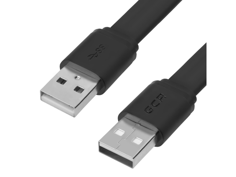 

Аксессуар GCR PROF USB 2.0 AM - AM Black GCR-UM7M-BС-2.0m, Черный, GCR-UM7M-BС-2.0m