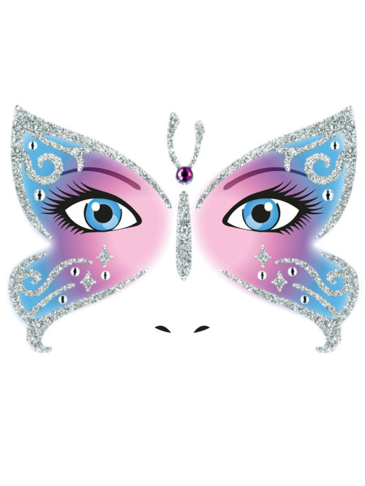 Наклейки для лица Face Art HERMA Butterfly 15308