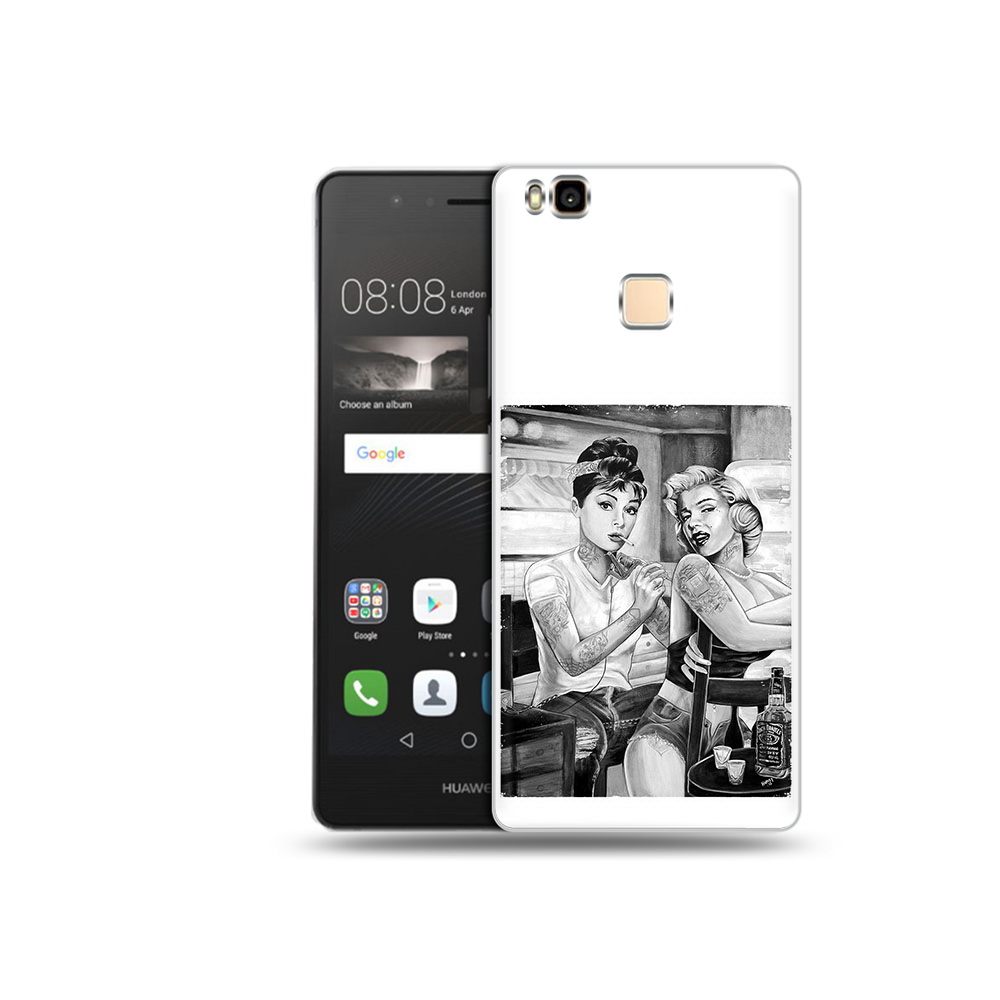 

Чехол MyPads Tocco для Huawei P9 Lite тату мастер (PT74547.57.637), Прозрачный, Tocco