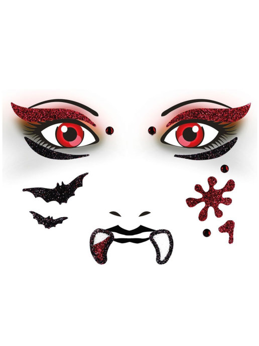 

Наклейки для лица Face Art HERMA Vampire 15318, Разноцветный, ART VAMPIRE