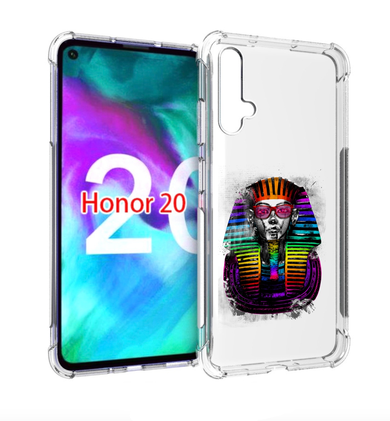 

Чехол бампер MyPads модная богиня для Honor 20., Прозрачный, Tocco