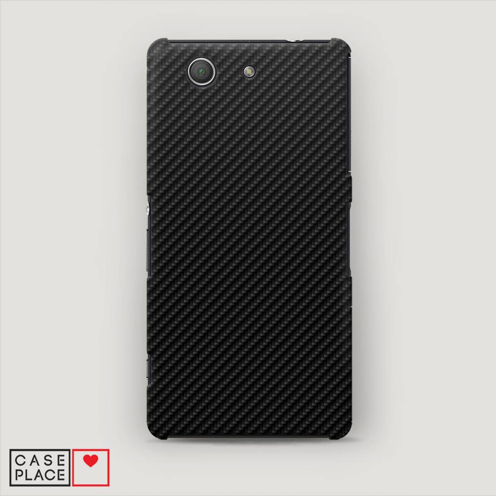 

Пластиковый чехол "Черный карбон" на Sony Xperia Z3 compact, 52020-2