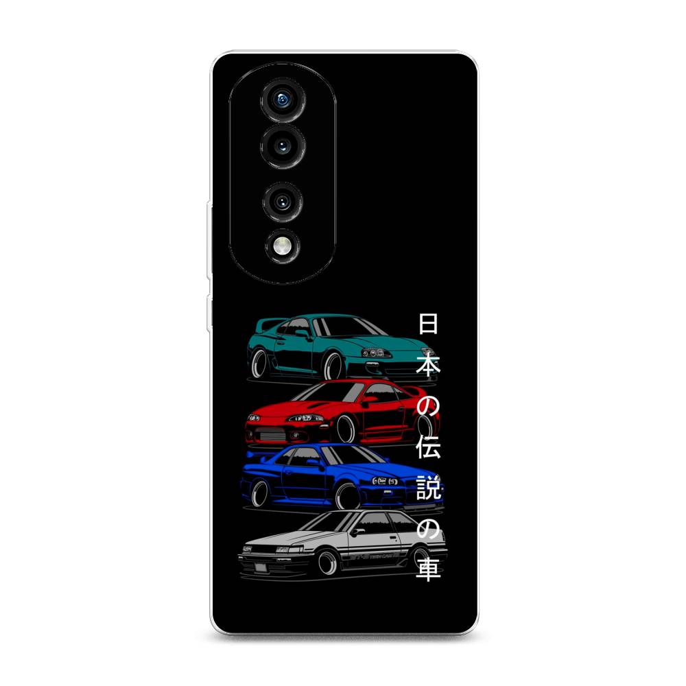 

Силиконовый чехол "JDM Legend cars" на Honor 70 Pro, 6108350-5