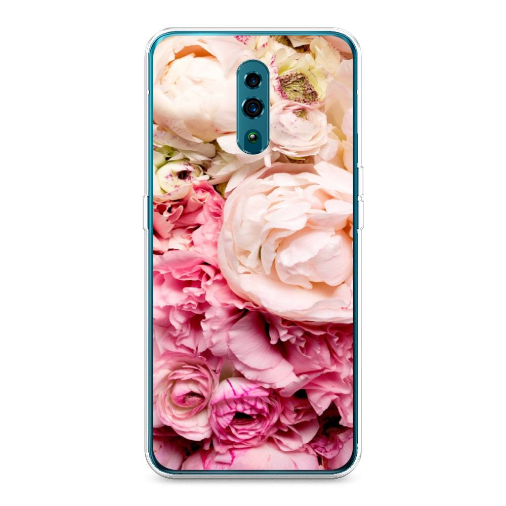

Чехол Awog на Oppo Reno "Пионы яркие", Разноцветный, 250750-8