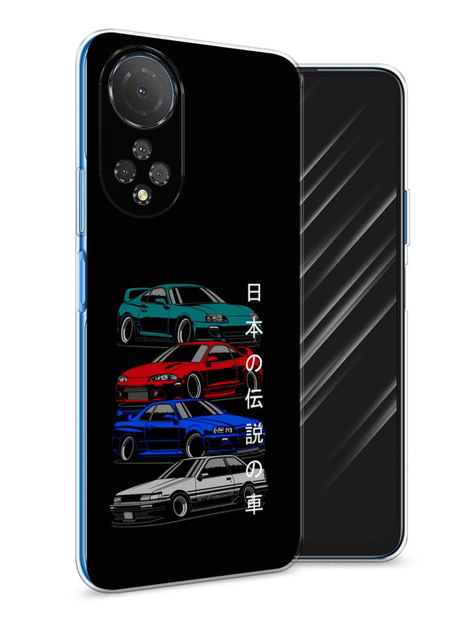 

Чехол Awog на Honor X7 2022 "JDM Legend cars", Разноцветный, 6108850-5