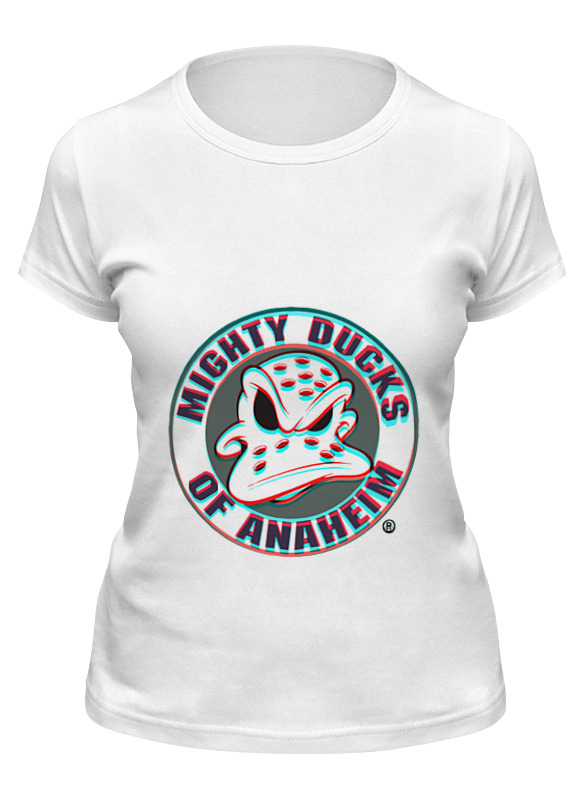 

Футболка женская Printio Anaheim ducks белая M, Белый, Anaheim ducks