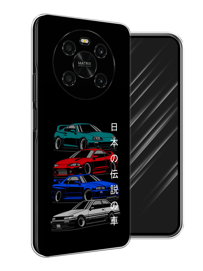 

Чехол Awog на Honor X9 4G/Magic4 Lite 4G "JDM Legend cars", Разноцветный, 6108150-5