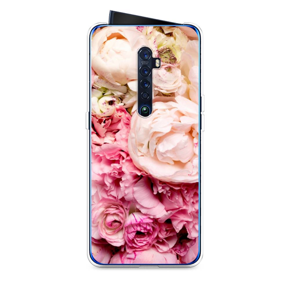 

Чехол Awog на Oppo Reno 2 "Пионы яркие", Разноцветный, 253550-8