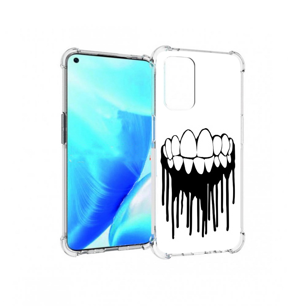 

Чехол MyPads Tocco для OnePlus Nord N200 5G зубы (PT227046.132.372), Прозрачный, Tocco