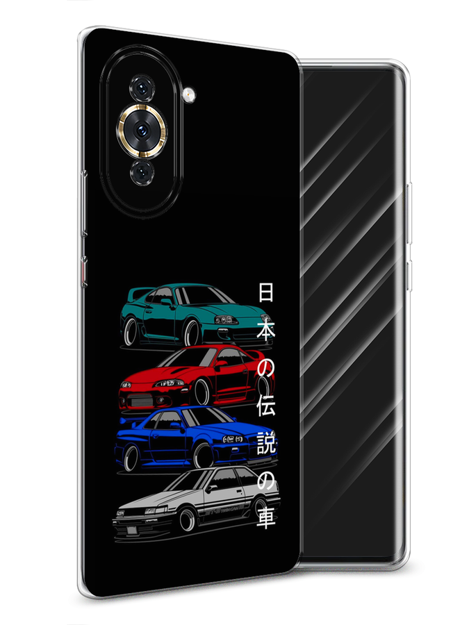 

Чехол Awog на Huawei Nova 10 "JDM Legend cars", Разноцветный, 6108950-5