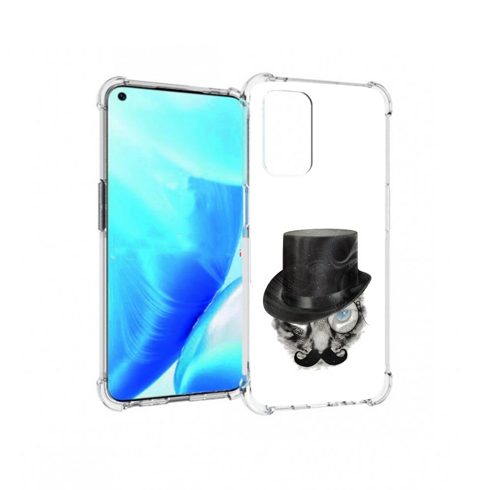 

Чехол MyPads Tocco для OnePlus Nord N200 5G интелегентный кот (PT227046.132.378), Прозрачный, Tocco