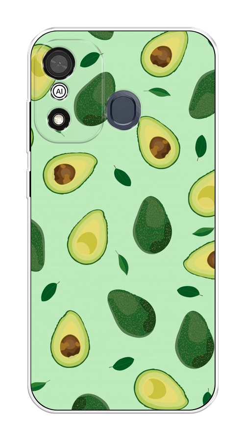 

Чехол на Itel A27 "Blue avocado", Коричневый;зеленый, 3200450-1