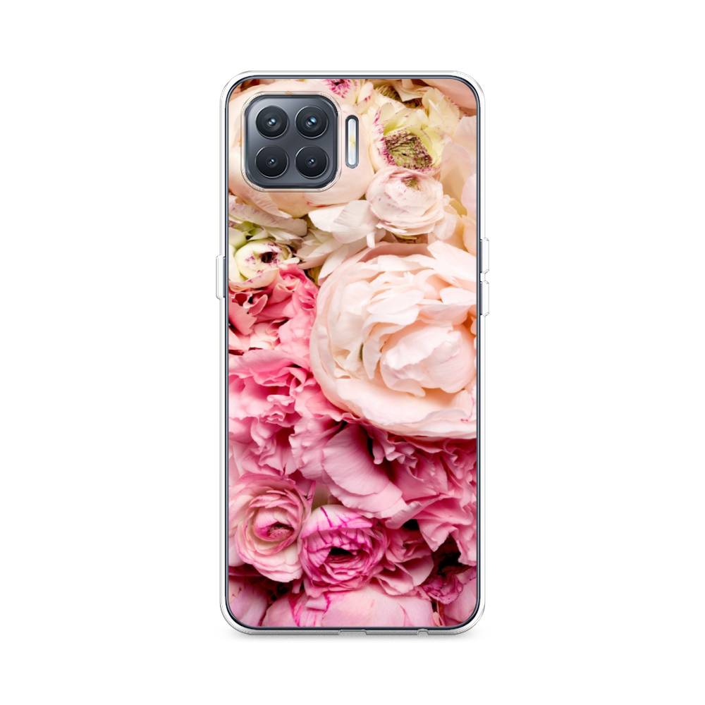 

Чехол Awog на Oppo Reno 4 Lite/A93 "Пионы яркие", Разноцветный, 254550-8