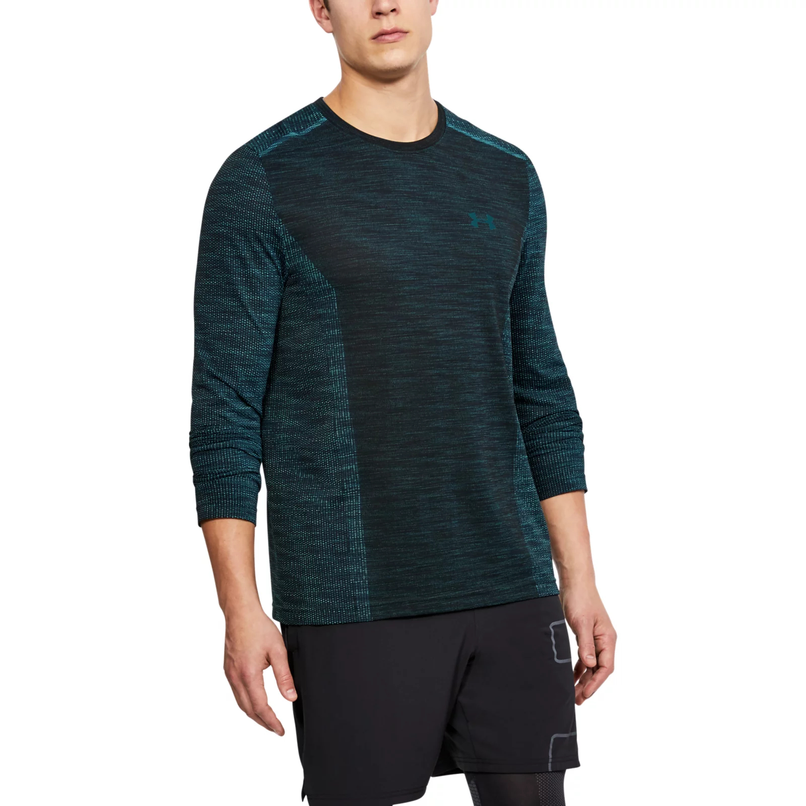 фото Лонгслив under armour threadborne seamless ls цв.зеленый s