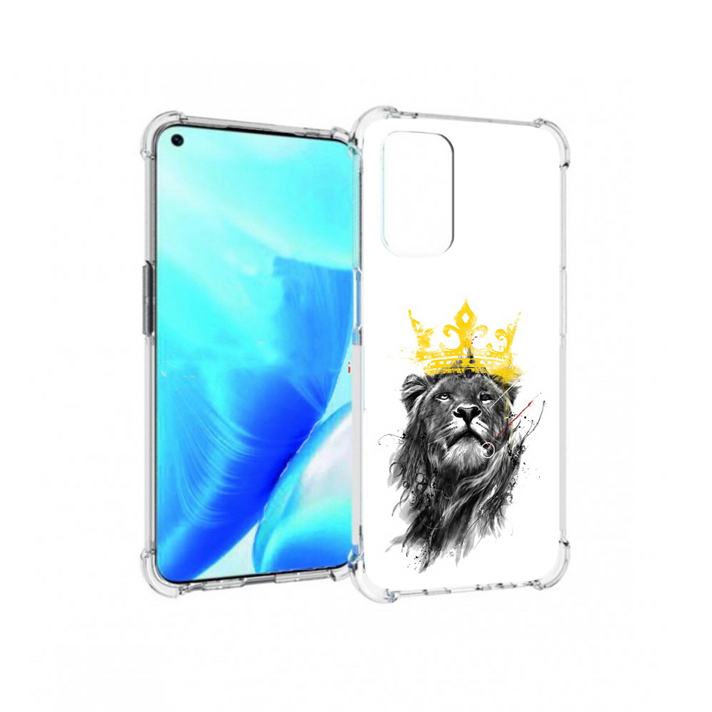 

Чехол MyPads Tocco для OnePlus Nord N200 5G король-лев (PT227046.132.391), Прозрачный, Tocco