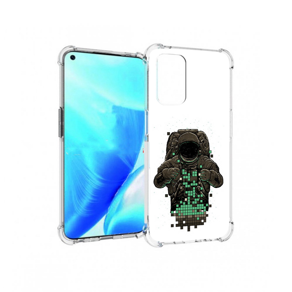 

Чехол MyPads Tocco для OnePlus Nord N200 5G космонавт с пикселями (PT227046.132.394), Прозрачный, Tocco