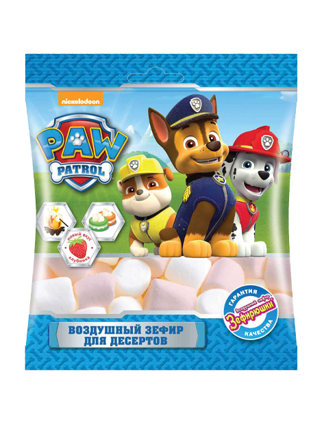 фото Маршмеллоу для десертов paw patrol 80 гр упаковка 20 шт