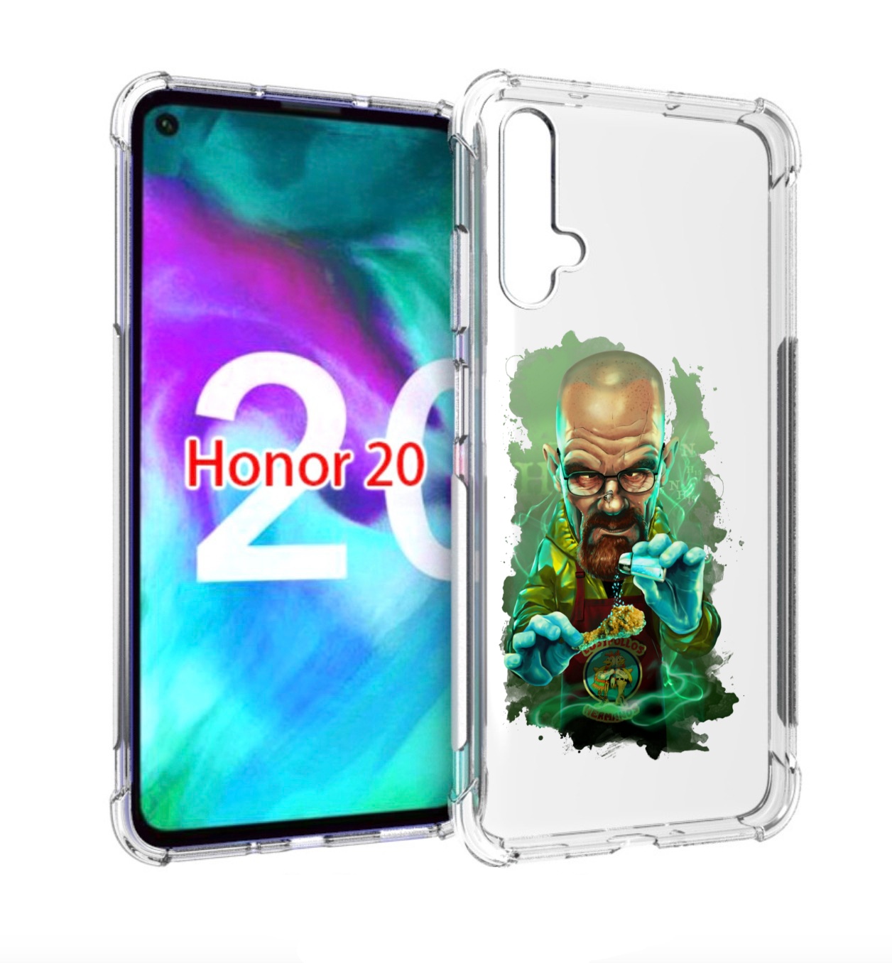 

Чехол бампер MyPads повар для Honor 20., Прозрачный, Tocco