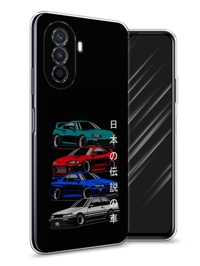 

Чехол Awog на Huawei Nova Y70 "JDM Legend cars", Разноцветный, 6109150-5