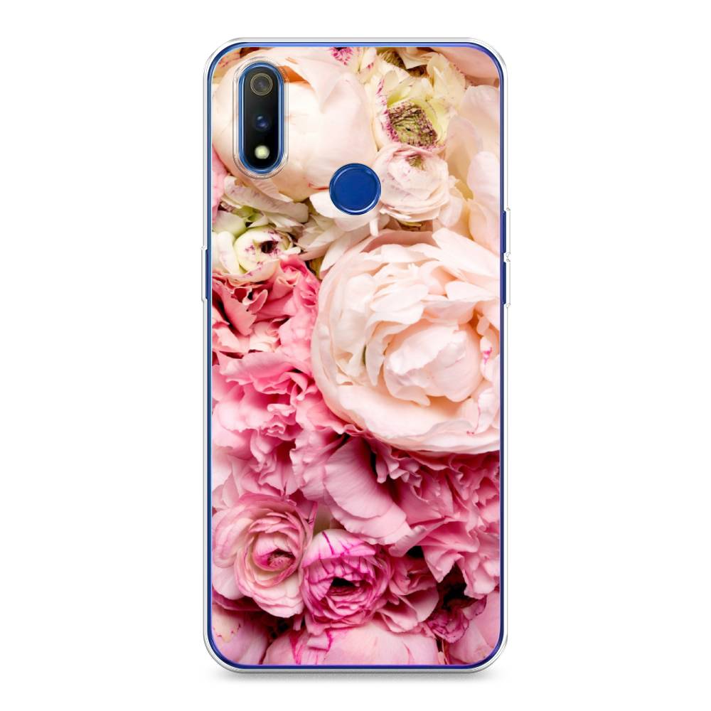 

Чехол Awog на Realme 3 Pro "Пионы яркие", Разноцветный, 251250-8