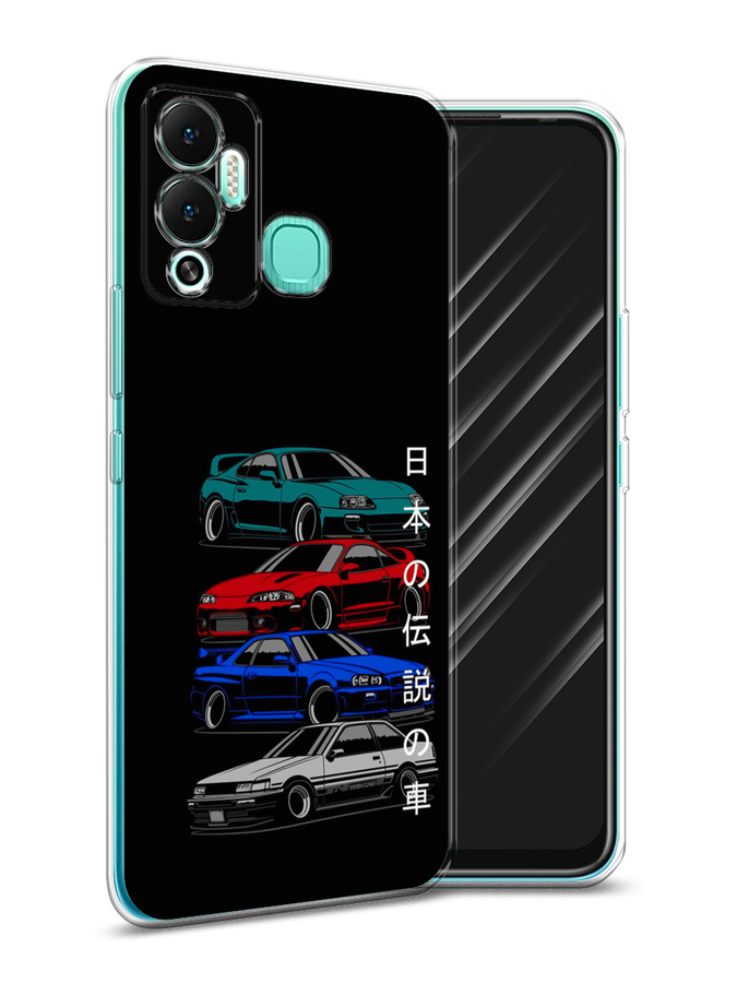 

Чехол Awog на Infinix Hot 12 Play "JDM Legend cars", Разноцветный, 3101750-5