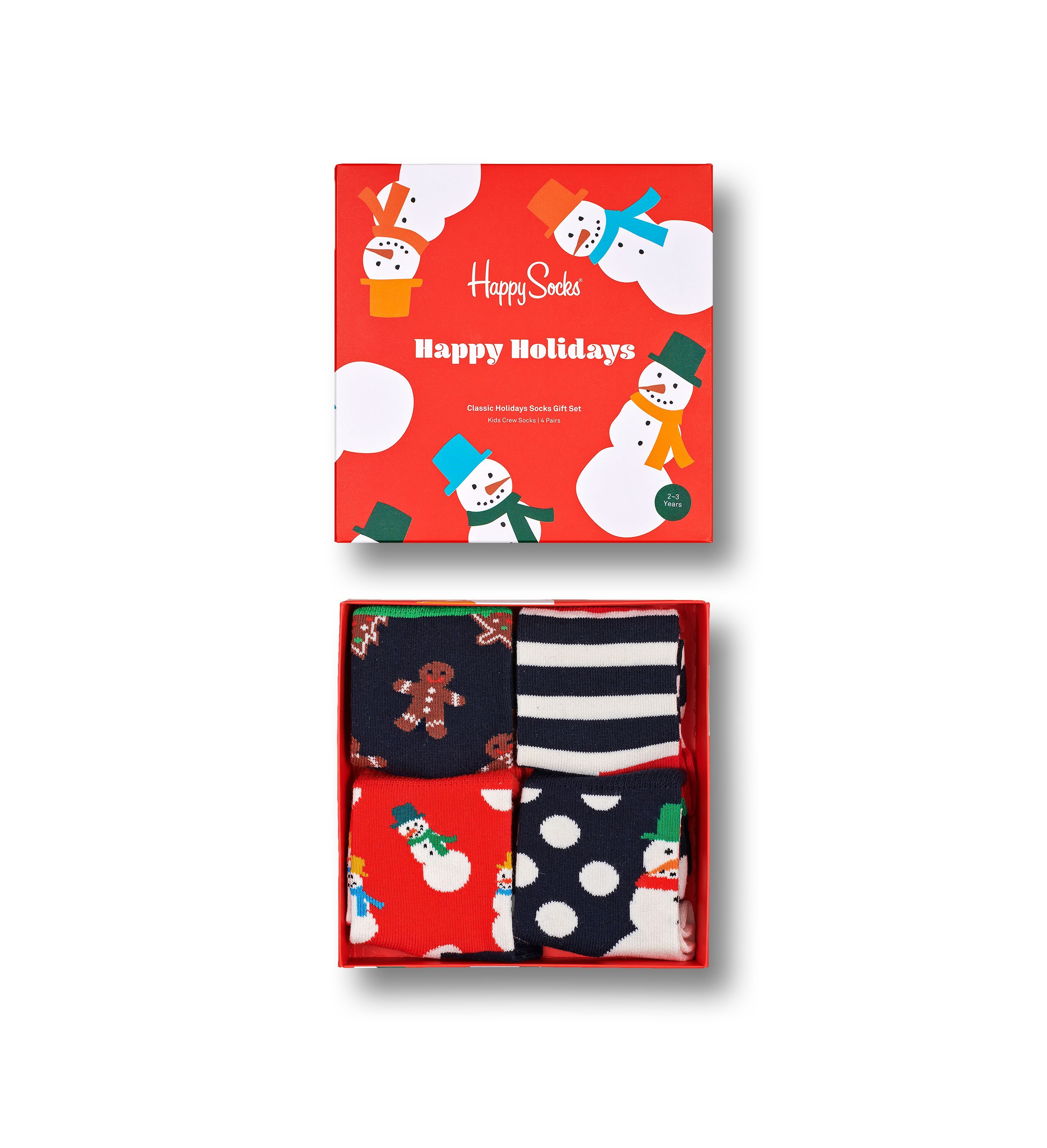 Детские носки Happy Socks XKHOL09, разноцветный, 14-16