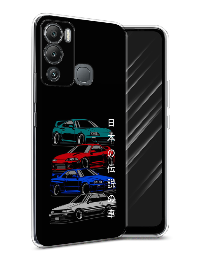 

Чехол Awog на Infinix Hot 12i "JDM Legend cars", Разноцветный, 3101250-5