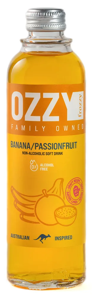 

Крафтовый лимонад OZZY frozzy Маракуйя и Банан 0,33 л