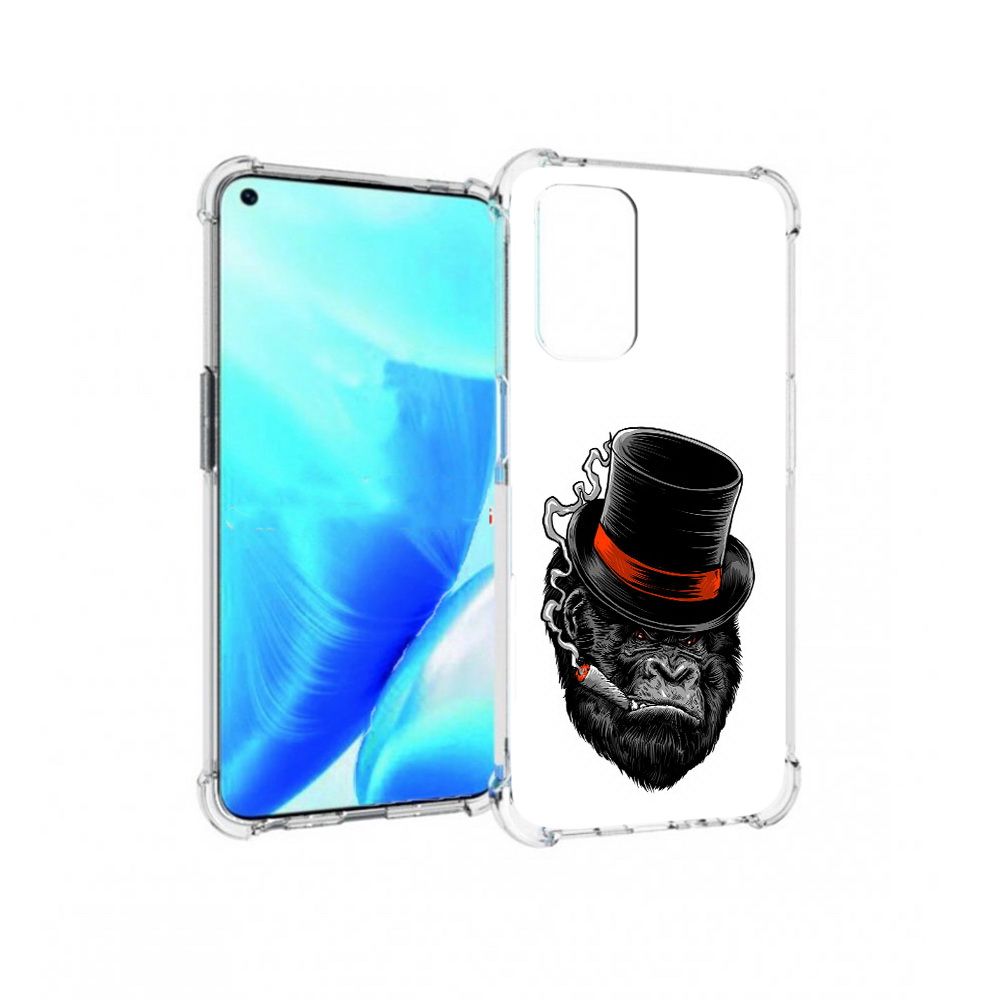 

Чехол MyPads Tocco для OnePlus Nord N200 5G дизайнерская горилла (PT227046.132.431), Прозрачный, Tocco
