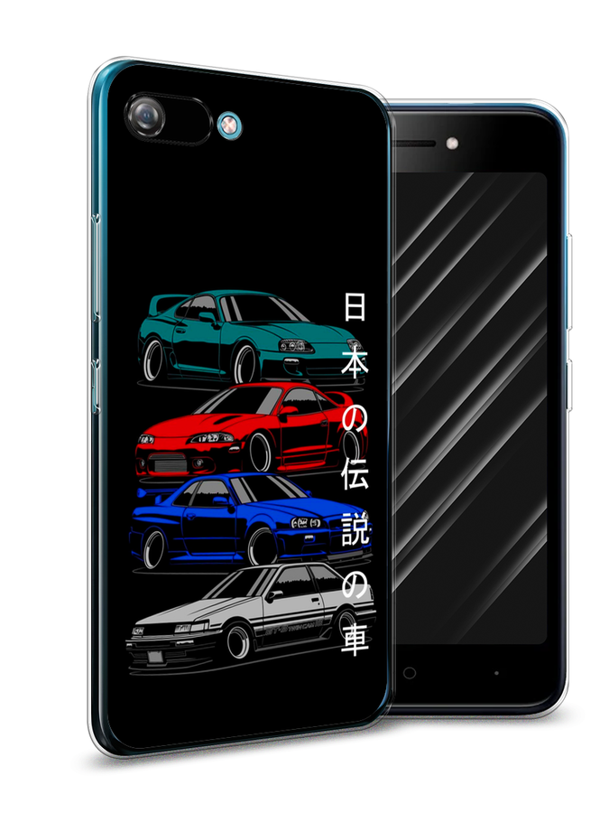 

Чехол Awog на Itel A25/A35 "JDM Legend cars", Разноцветный, 3200250-5
