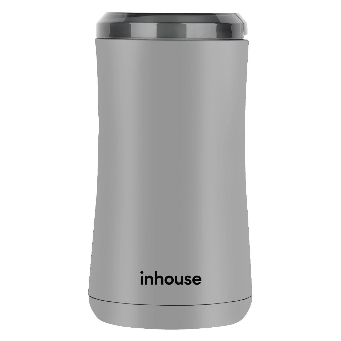 Кофемолка Inhouse ICG-5002G серый кофемолка blackton cg1114 серый металлик