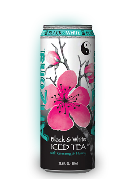 Напиток Arizona Black and White Iced Tea 0,68л Упаковка 24 шт