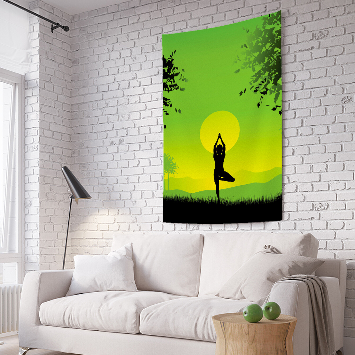 

Вертикальное фотопанно на стену JoyArty Йога на рассвете 150x200 см, Йога на рассвете