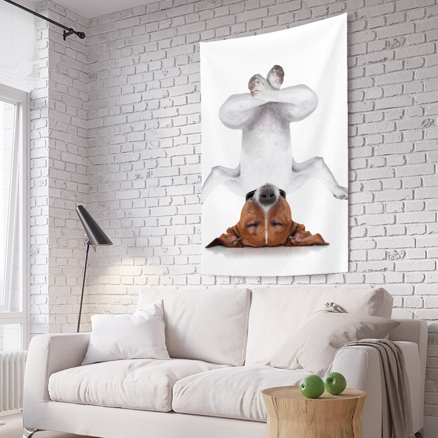 

Вертикальное фотопанно на стену JoyArty Медитация на голове 150x200 см, Медитация на голове