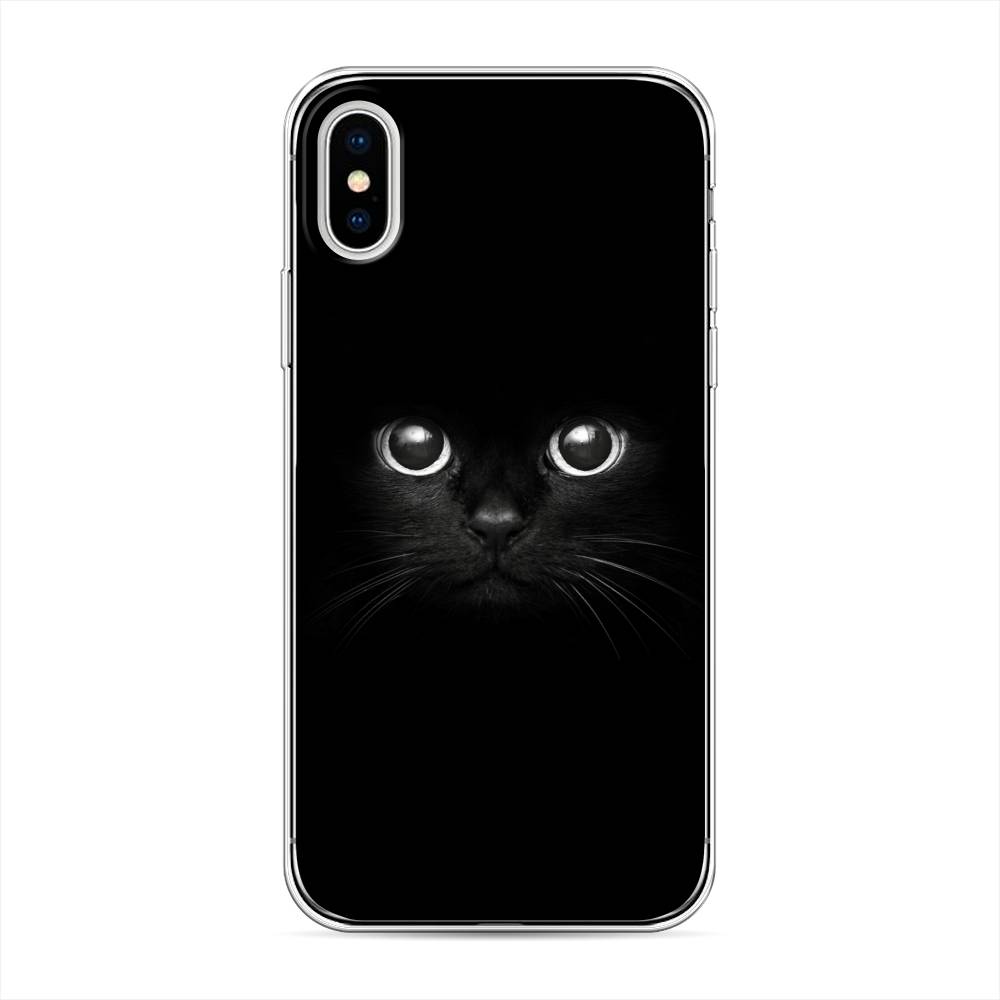 

Чехол Awog на Apple iPhone XS (10S) / Айфон XS (10S) "Взгляд черной кошки", Разноцветный, 11850-1