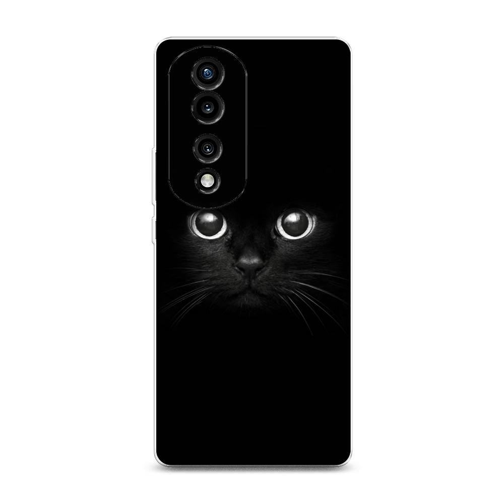 

Силиконовый чехол "Взгляд черной кошки" на Honor 70 Pro, 6108350-1