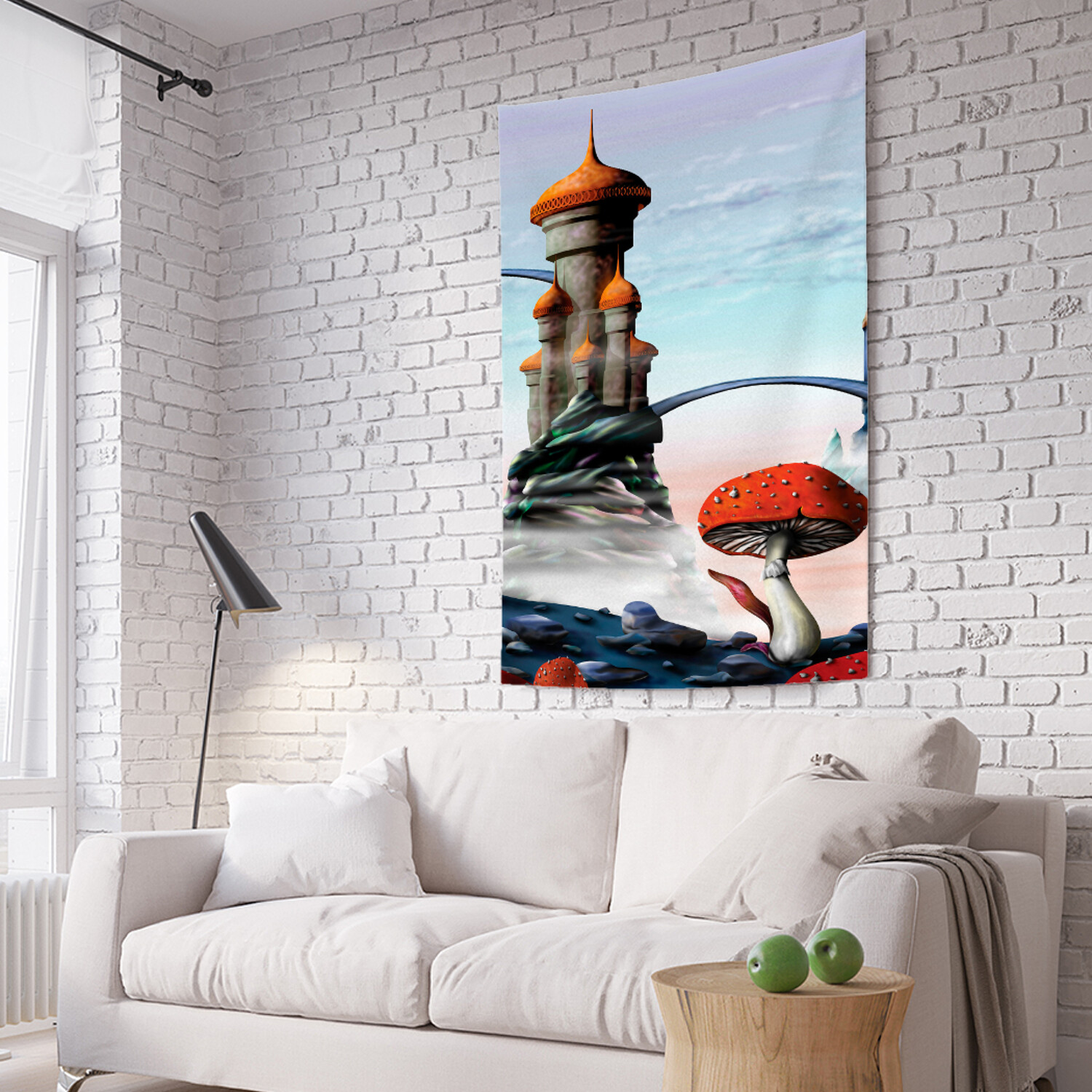 

Вертикальное фотопанно на стену JoyArty Магический город 150x200 см, Магический город