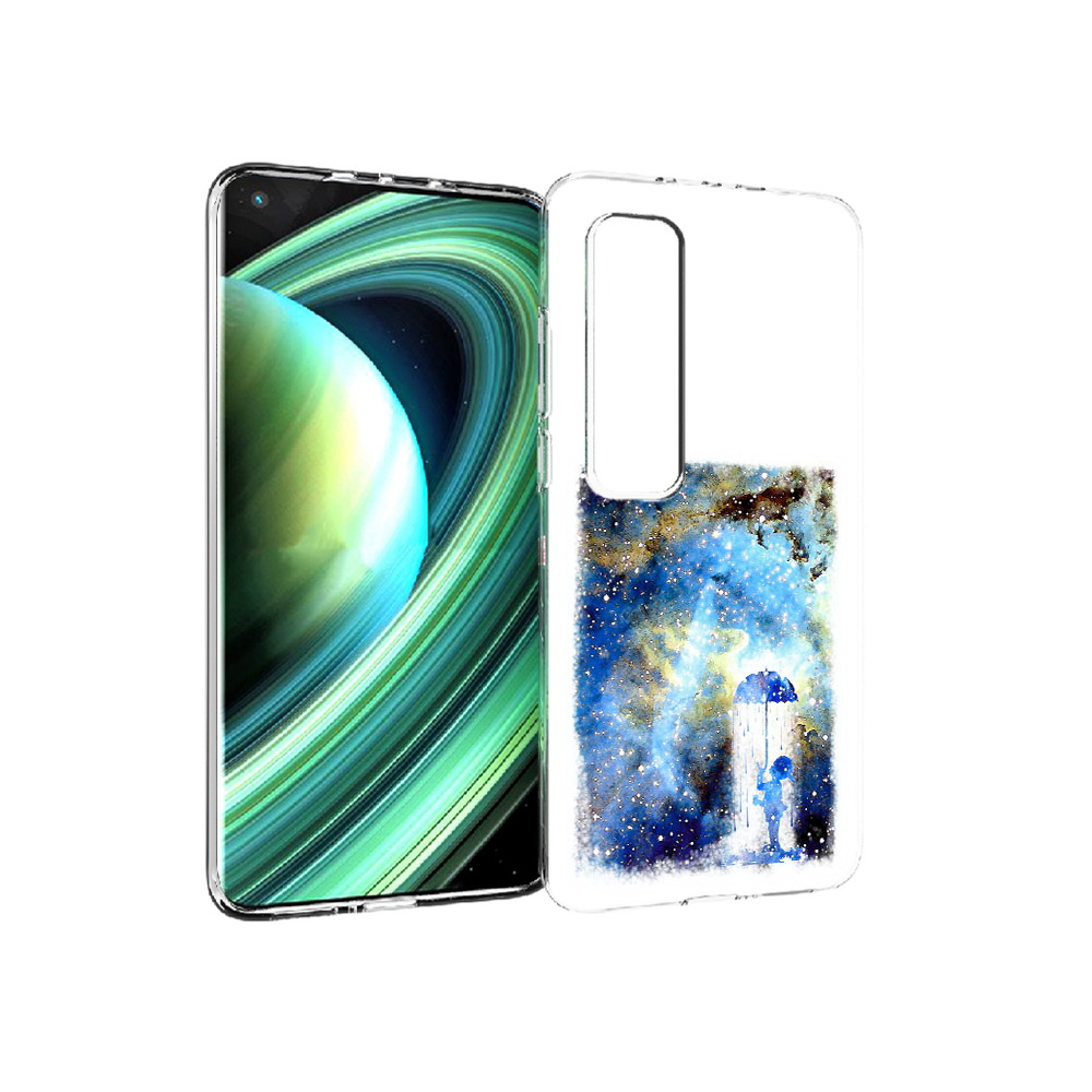 

Чехол MyPads Tocco для Xiaomi Mi 10 Ultra мальчик в небе (PT156404.264.455), Прозрачный, Tocco