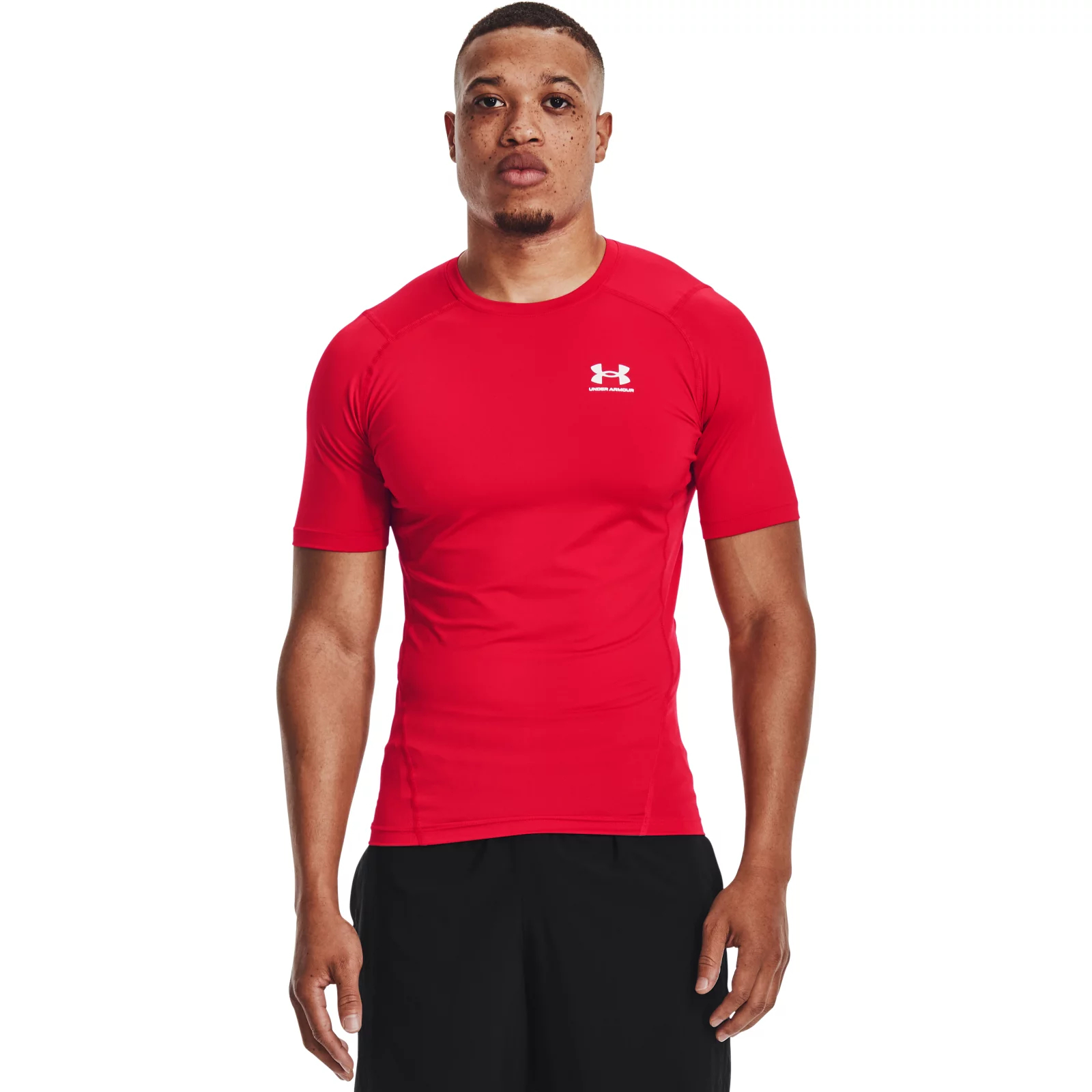 фото Футболка under armour ua hg armour comp ss цв.красный xl