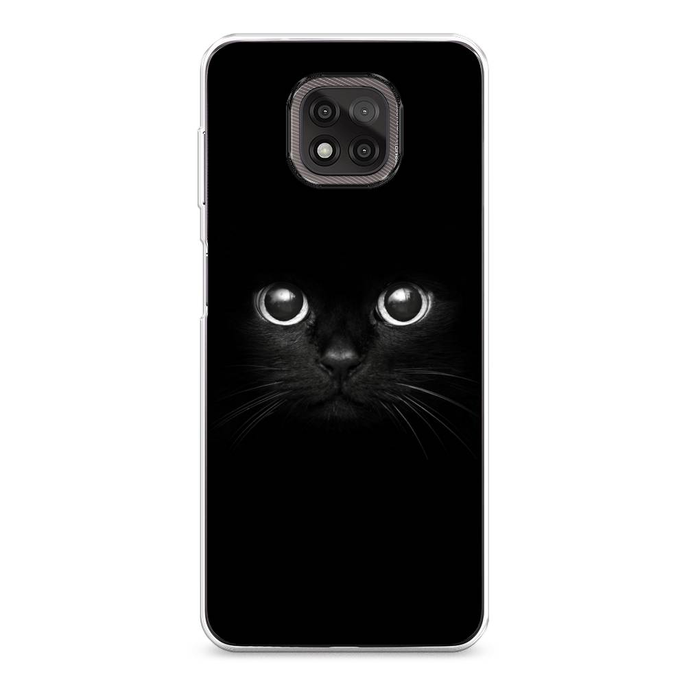 

Чехол Awog на Motorola Moto G Power 2021 "Взгляд черной кошки", Разноцветный, 242750-1