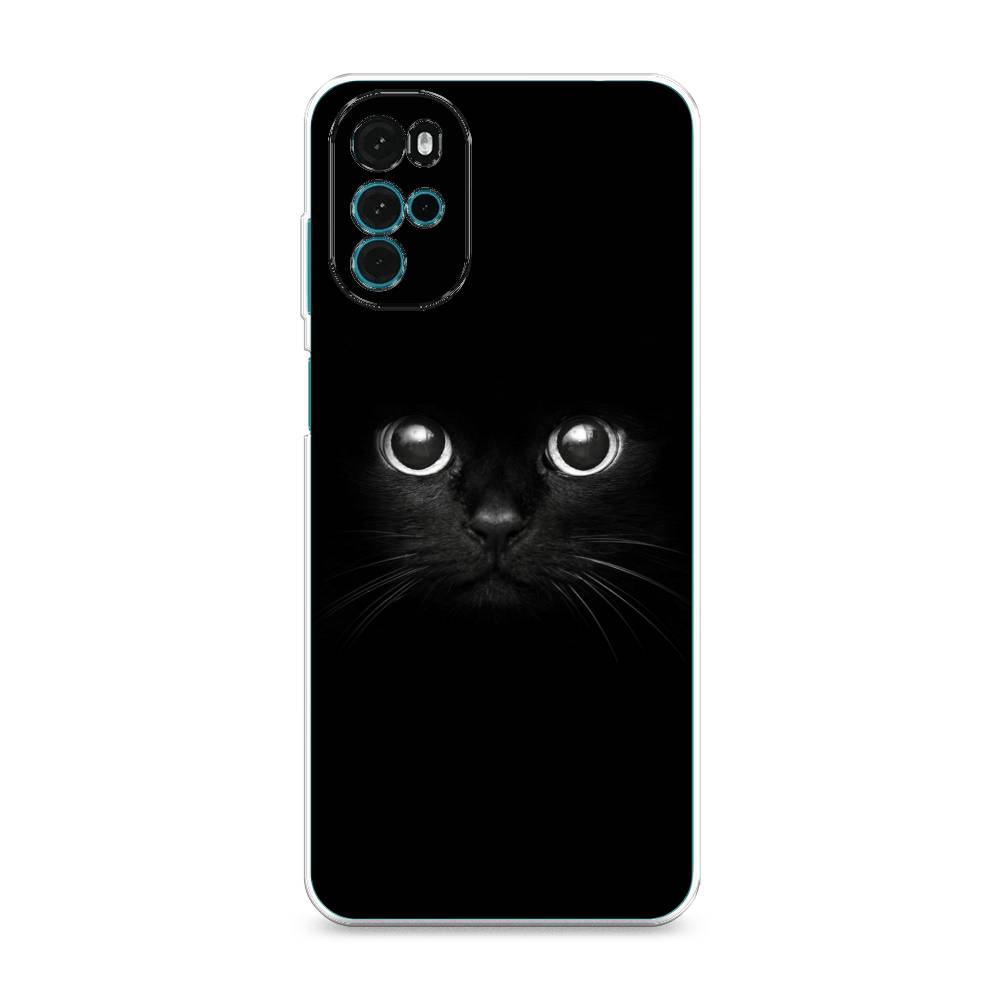 

Чехол Awog на Motorola Moto G22 "Взгляд черной кошки", Разноцветный, 243150-1