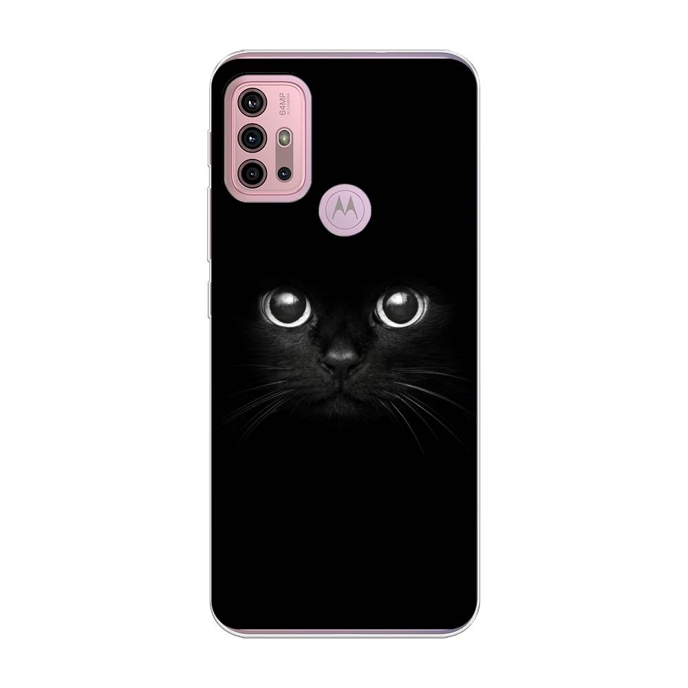 

Чехол Awog на Lenovo K13 Note/Motorola Moto G10/G20/G30 "Взгляд черной кошки", Разноцветный, 242350-1