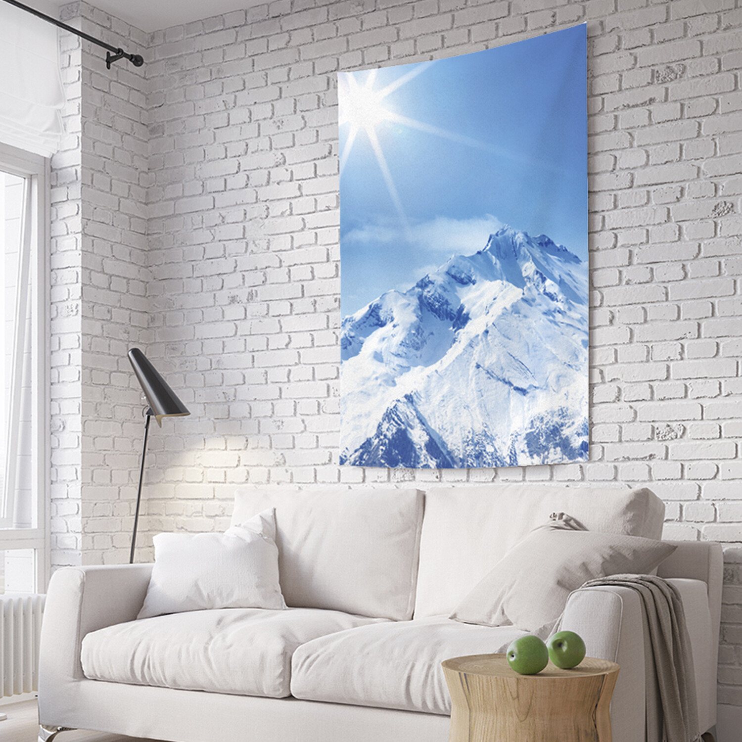 

Вертикальное фотопанно на стену JoyArty Пар с гор 150x200 см, Пар с гор