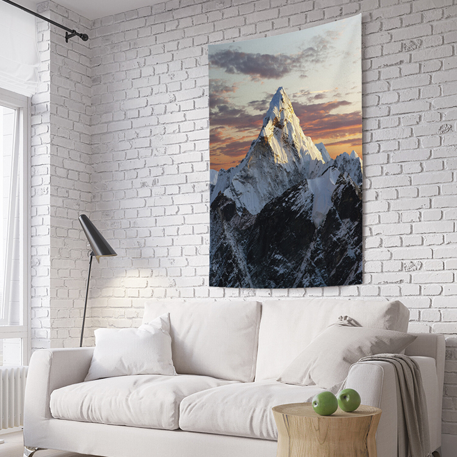 

Вертикальное фотопанно на стену JoyArty Полет на пик горы 150x200 см, Полет на пик горы