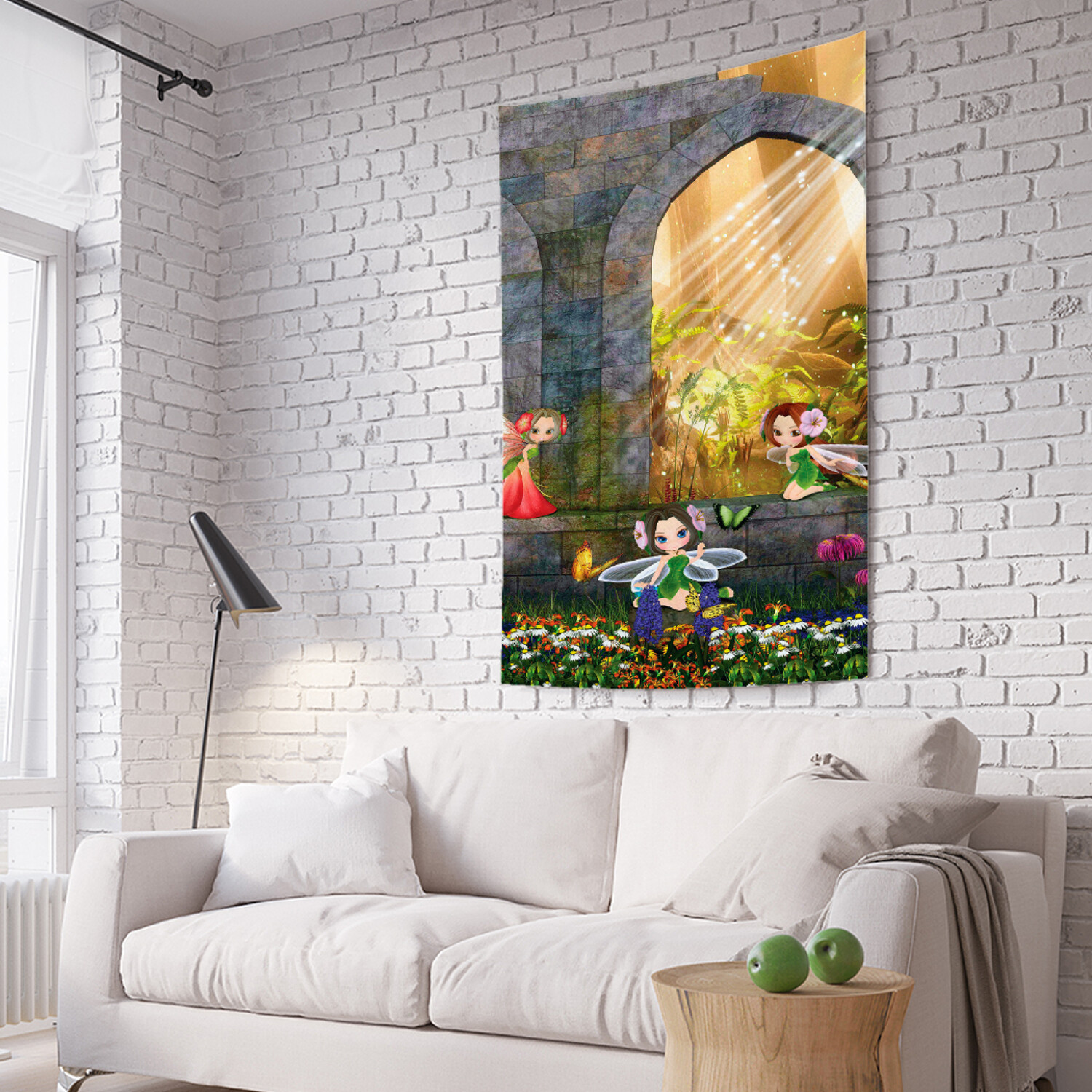 

Вертикальное фотопанно на стену JoyArty Волшебные феи в глубине леса 150x200 см, Волшебные феи в глубине леса