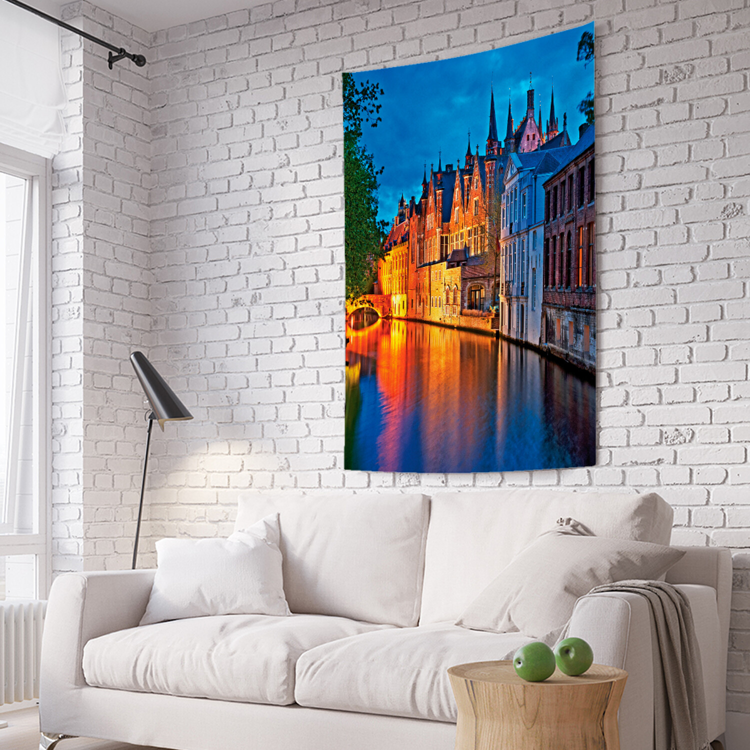 

Вертикальное фотопанно на стену JoyArty Улица на реке 150x200 см, Улица на реке