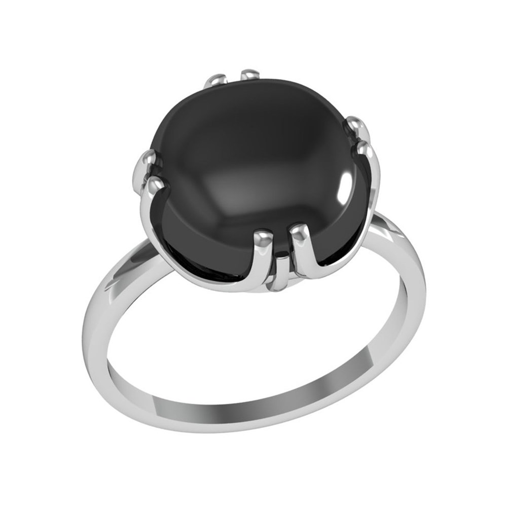 

Кольцо из серебра с гематитом р.20 ПРИВОЛЖСКИЙ ЮВЕЛИР 231399-GM, 231399-GM